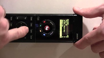 Control4 250 remote demo