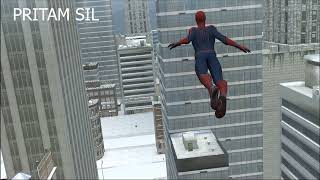 Amazing Spider Man web swinging