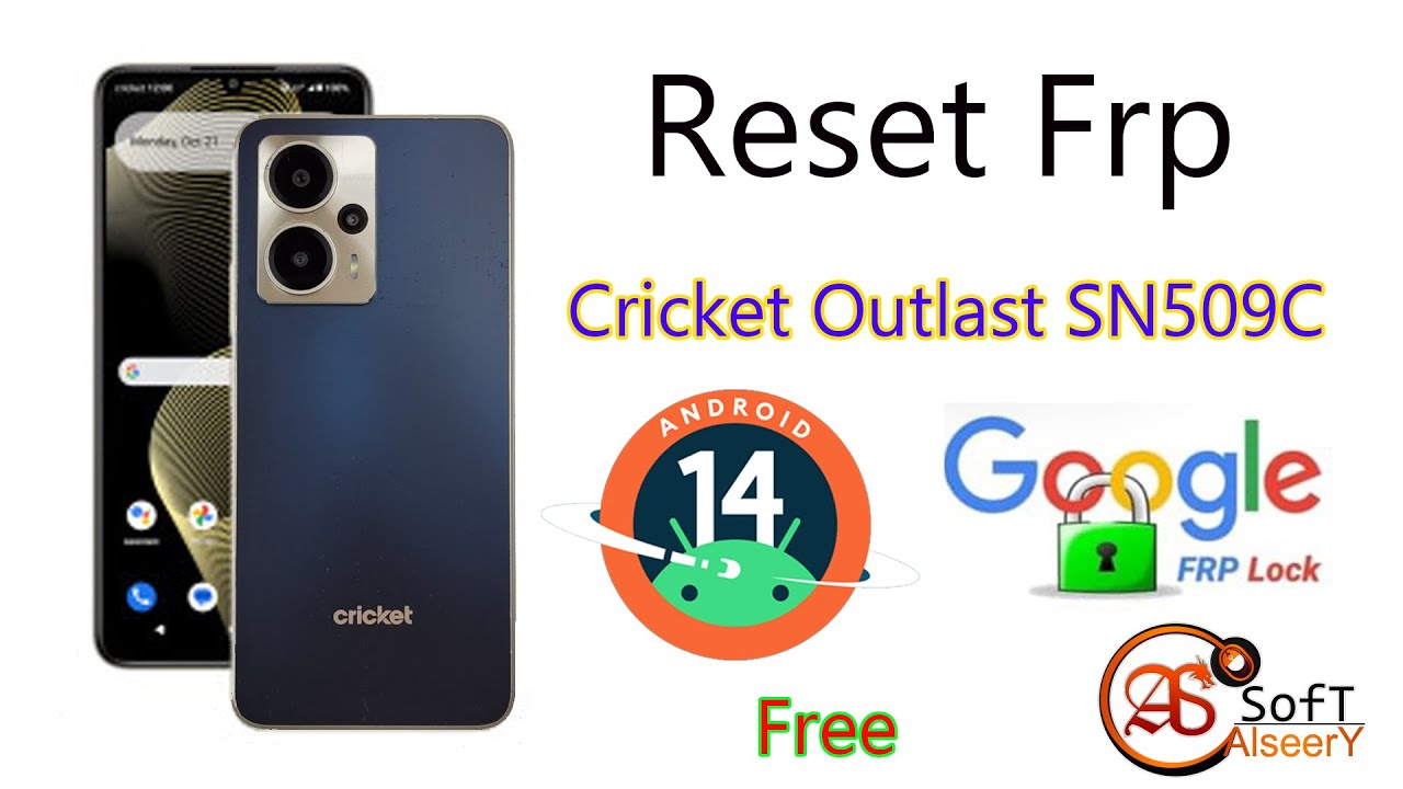 New Bypass FRP Cricket Outlast SN509C | google account  Android 14