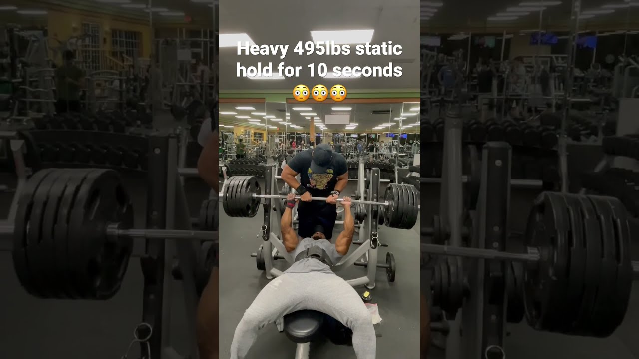 Heavy 495lbs Static Holds For 10 Seconds Shorts