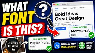 Celebrity How To Identify Any Font | Working 2026 | Fast & Simple Wealth