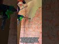 Removing plaster from brick walls using a rotary hammer