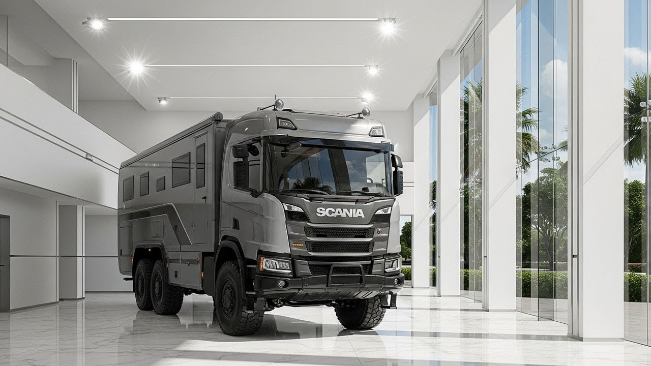 Meet the 2026 Scania RockBeast 6x6 – A True Battlefield Beast!