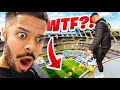 IMPOSSIBLE FOOTBALL TRICK SHOT FROM THE SKY!!!! **MOST DANGEROUS CHALLENGE EVER** 🤯🏟⛅️