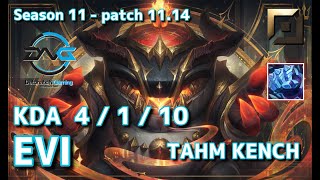 韓国サーバーGmdfm Evi タムケンチTahm Kench Vs Tes 369 イレリアIrelia Top - Patch11.14 Kr Rankedlol
