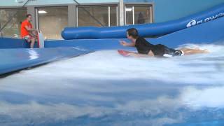 Indoor Surfing on The Riptide
