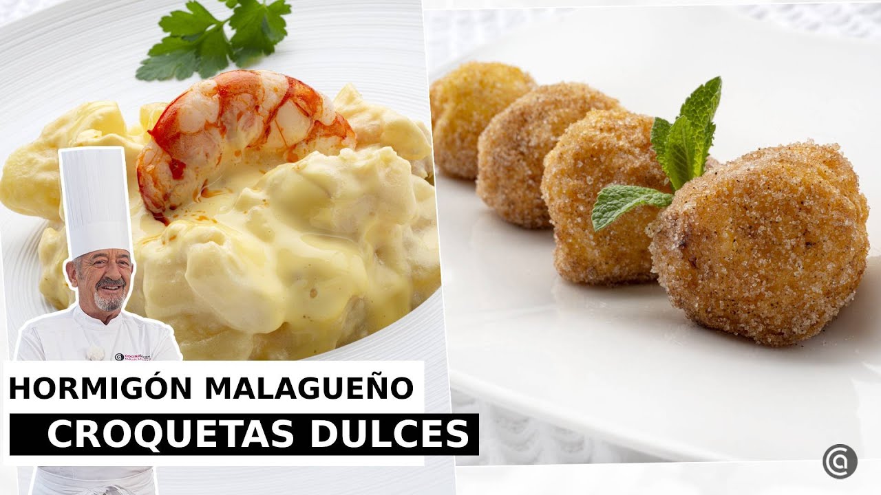 Hormigón Malagueño y Croquetas de arroz con leche // Un menú estupendo con Arguiñano