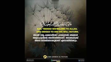 سورة البقرة (وَلَنَبْلُوَنَّكُم بِشَيْءٍ مِّنَ الْخَوْفِ وَالْجُوع)