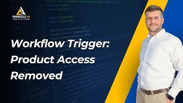 Setting Up the Product Access Removed Workflow Trigger in CRM
