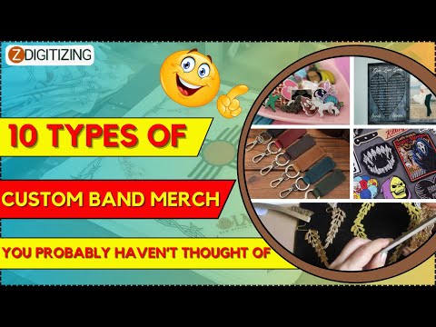 10 Types of Custom Band Merch You Probably Haven’t Thought Of || Zdigitizing
