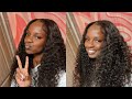 STEP BY STEP 5X5 HD GLUELESS LACE CLOSURE WIG INSTALL ft. ULAHAIR 😍