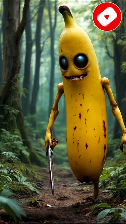 Ghost of Banana 🍌#aiart #scary #scarystories #animation #horror