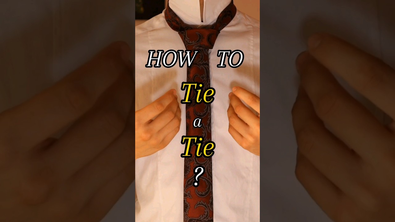 How to Tie a Tie under 1 minute 👔 | #tie