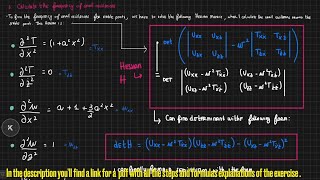 How to find HAMILTONIAN, System Stability, Hessian and Harmonic Oscillations - Step by Step Solution