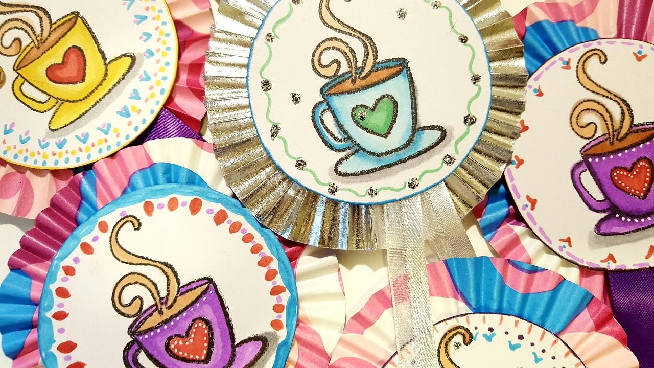 Valentine's Day Craft  - DIY Rosette Embellishment