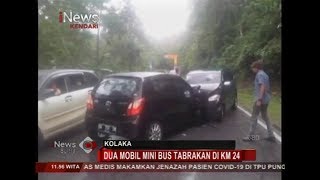 Dua Mobil Mini Bus Tabrakan di Km 24 Jalur Kolaka - Kendari