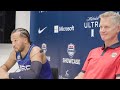PRESS CONFERENCE // USA Exhibition vs Slovenia