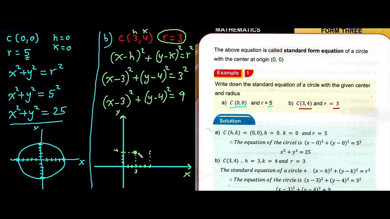 ANALYTIC GEOMETRY. LESSON 1: circle - YouTube