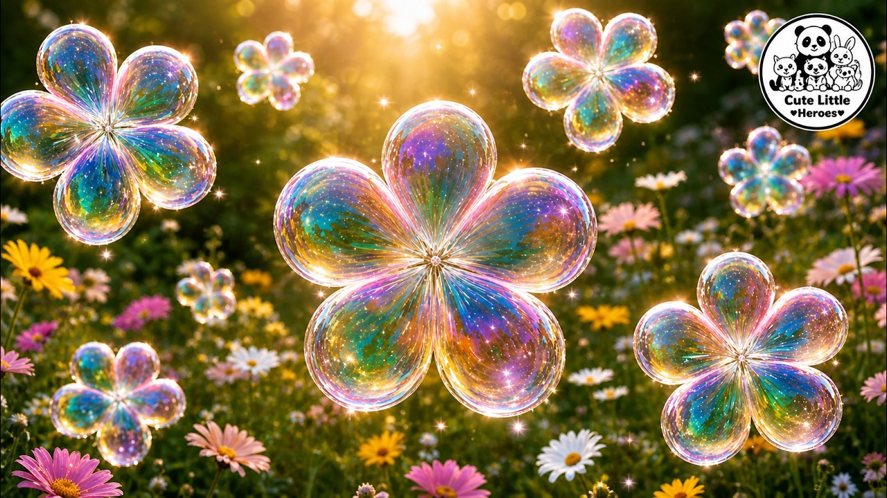 Magical Flower Bubbles & Calming Classroom Music | Autism and ADHD Regulation