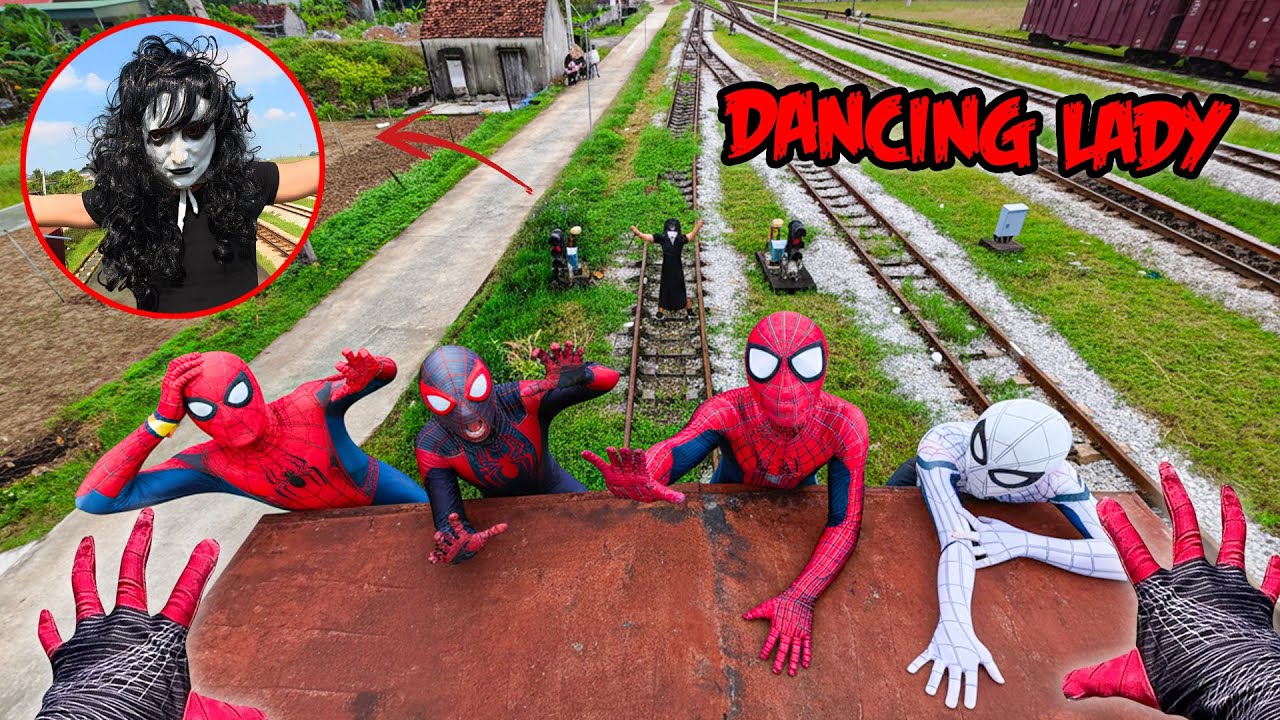 6 Spider-Man Faces All Serbian Dancing Lady - Season 1 ( Action POV Live Story )