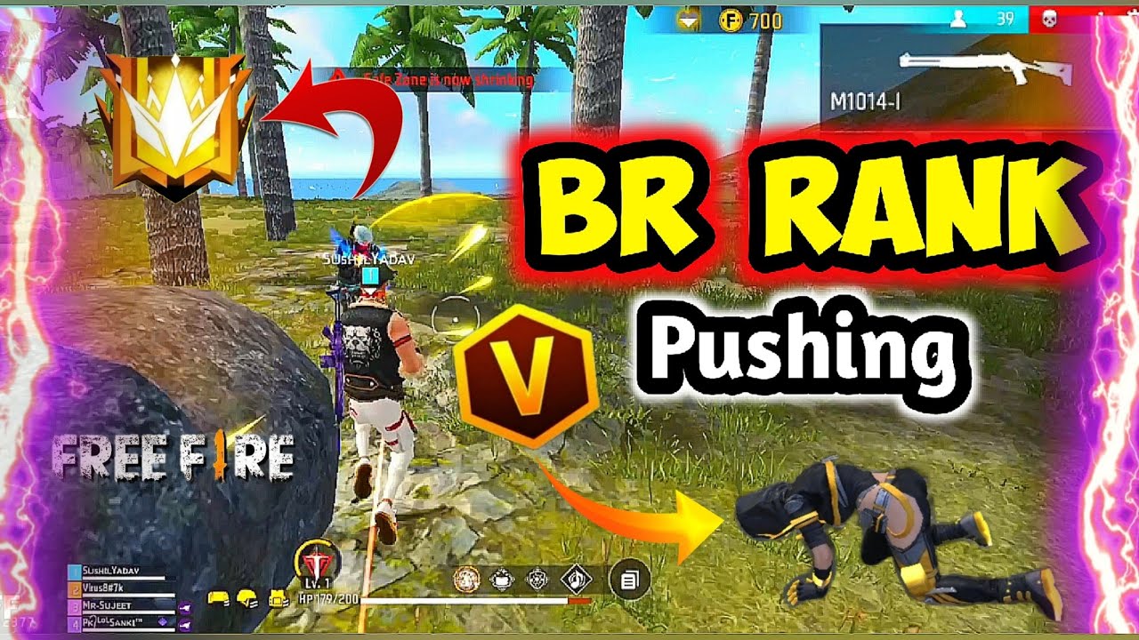 Free Fire Rank Pushing 😎| Full Rush Gameplay 🤯| Hard Lobby 🥶| Garena ...