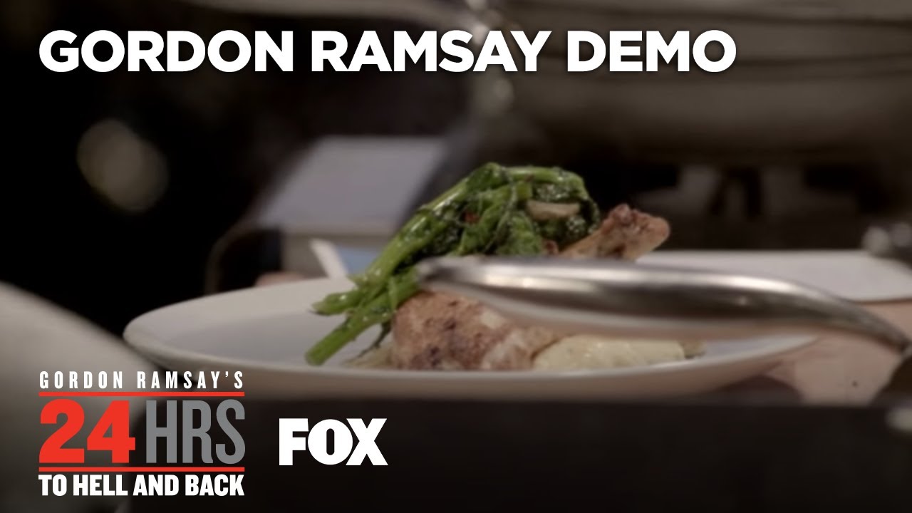 Cooking Demo Chicken & Polenta Dish Season 2 Ep. 3 GORDON RAMSAY'S