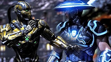 Cyrax vs Future Raiden (Hardest AI CPU) - Mortal Kombat X