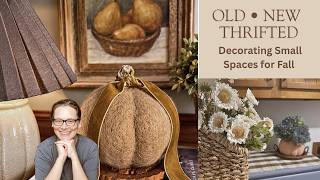 Fall Decor For Small Spaces | Decorating With Thrifted Finds & Old Favorites