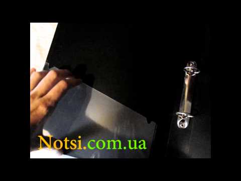 Папка SOHO A4 S 647E 2 кольца черная