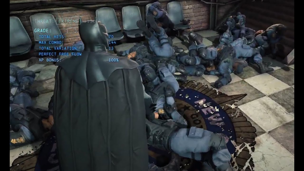 Arkham Origins (GCPD SWAT x140 combo)