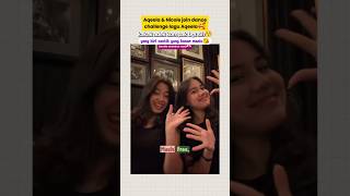 Aqeela U0026 Nicole Join Dance Challenge Lagu Aqeela Pacaran Dulu Aja  aqeela nicole shorts ags