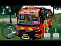 TCS💥TN Private Bus Driving | Bus Simulator Indonesia Gameplay bussid village road 