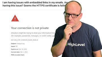 Links not working in Go HighLevel/Mailgun emails?  Watch this Video :)