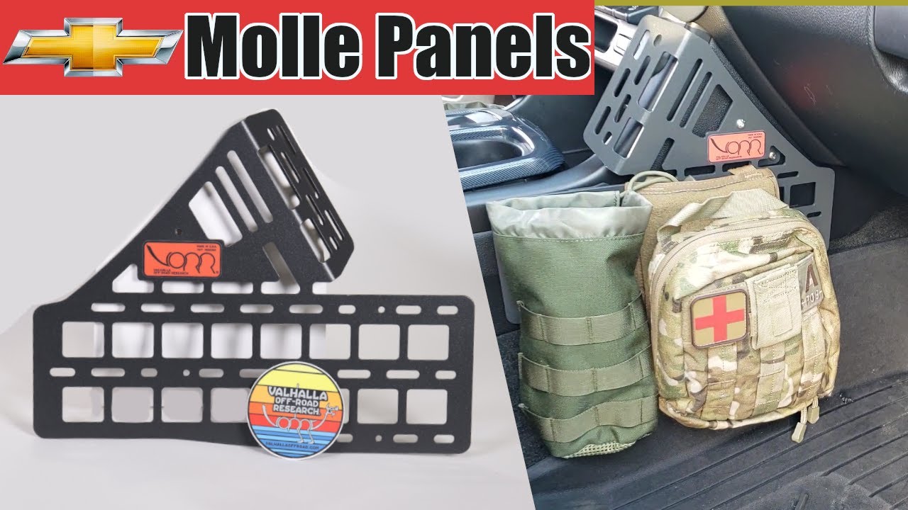 Chevy Colorado and ZR2 Molle Panels Valhalla MAPS Molle RamMounts