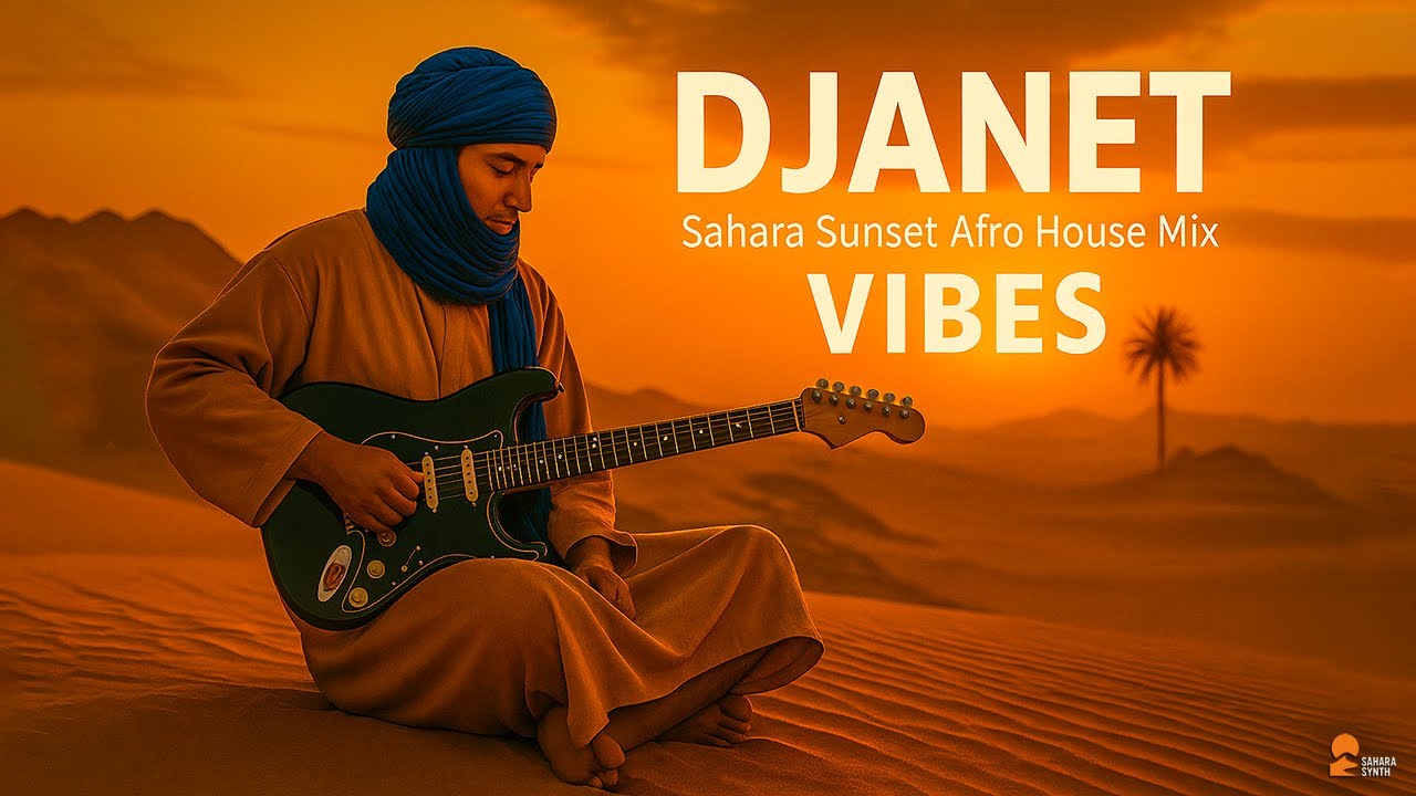 Djanet Sahara Sunset Afro House (Official Audio) Tuareg Desert Blues Guitar × Deep House Fusion Mix