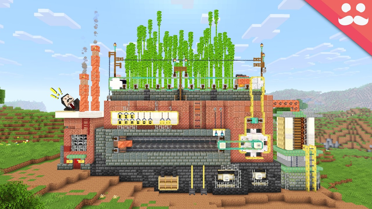 How cool can a Minecraft Farm look?
