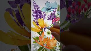 Watercolor Florals in Procreate | Joy Hall Art