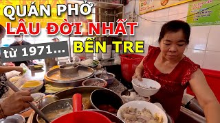 VỀ VIỆT NAM ĂN SÁNG Ở QUÁN PHỞ BÁN MỎI TAY LÂU ĐỜI NHẤT Ở BẾN TRE CÓ TỪ NĂM 1971 -  PHỞ THANH XUÂN