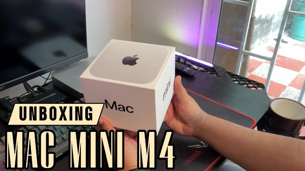 Unboxing de mi Mac mini M4 - YouTube