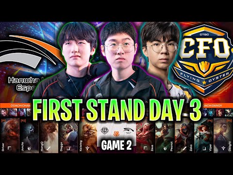 ZEUS VLADIMIR AND ZEKA ZED IN FIRST STAND!😱 - HLE vs CFO GAME 2 FIRST STAND 2025 DAY 3