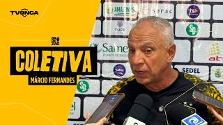Entrevista coletiva técnico Márcio Fernandes (pós-jogo Nacional x Amazonas)