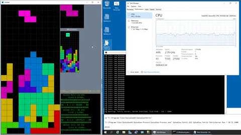 Spludlow Tetris - 300 Bot Farm