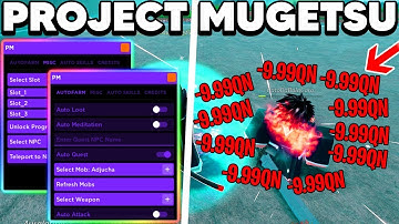 Roblox Project Mugetsu Hack/Script – Kill Aura, Auto Farm, Infinite Money, TP, ESP!