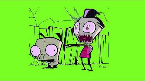 Invader Zim Enter the Florpus Green Screen