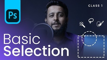 Selection Tool and Basic Interface of Photoshop - Class 1 Adobe Photoshop Tutorial in Urdu / Hindi