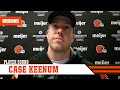 Case Keenum: "Excited to get on the practice field and to play against the Bengals"