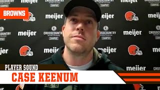 Case Keenum: Excited to get on the practice field and to play against the Bengals
