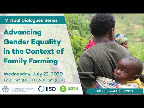 Parliament Action #2 | Advancing gender equality in the context of family farming