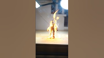 Easy Human Torch Custom figure! 🔥 #marvel #fantasticfour