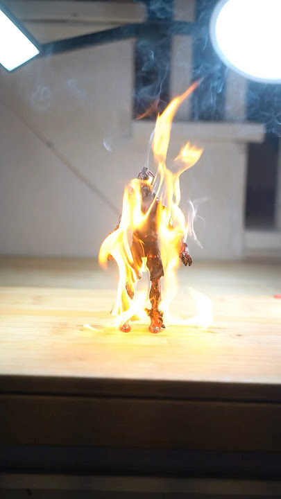 Easy Human Torch Custom figure! 🔥 #marvel #fantasticfour